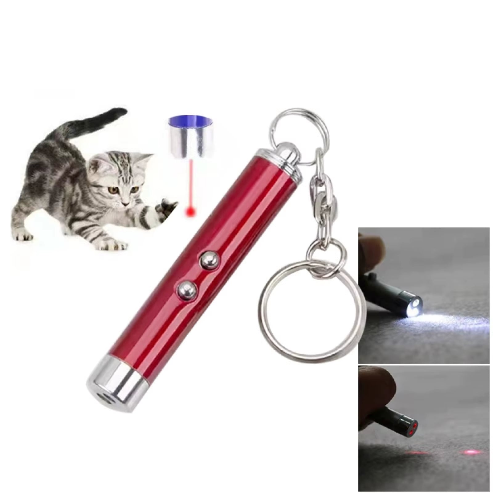 LED Red Point Fancy Cat Funny Laser Pen Cat Teasing Laser Pen