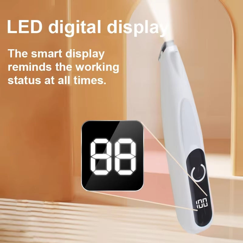 Professional Pet Grooming Trimmer with LED Light Dog Cat Paw Ear Face Foot Clipper Hair Shaver Machine for Pet Care