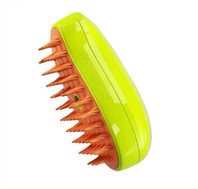 3-in-1 Electric Pet Grooming Brush — Steam Comb for Cats & Dogs, Hair Removal & Massage